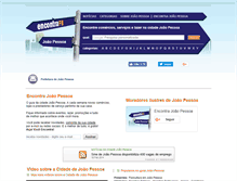 Tablet Screenshot of encontrajoaopessoa.com.br